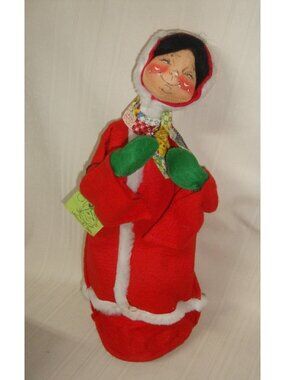 Annalee Thorndike  18" Tall Christmas Doll  with tag Vintage